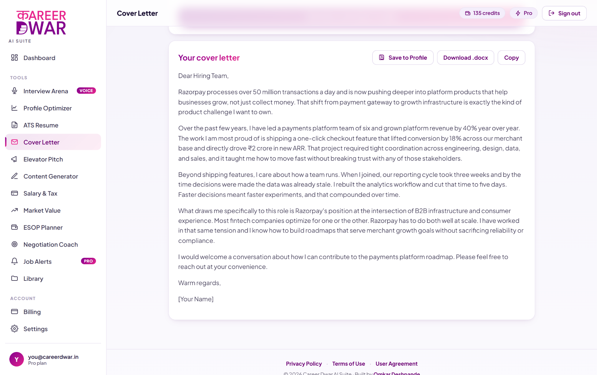 Career Dwar AI Suite screenshot 2